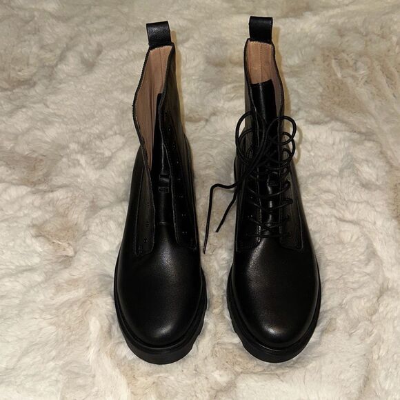 Madewell The Camryn Chelsea Boot in Leather English Saddle Size 8.5 MISSING LACE - Picture 2 of 9